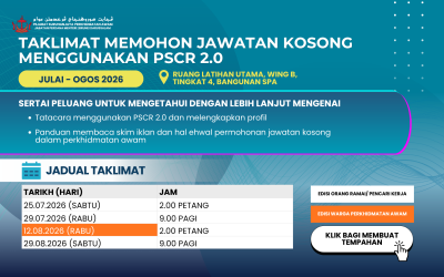 TAKLIMAT MEMOHON JAWATAN KOSONG MENGGUNAKAN PSCR 2.0